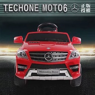 TECHONE MOTO6 仿真跑車 BENZ ML350充電版電動搖控童車/汽車(早教機音響系統) 溜童神器，媽媽首選！-紅