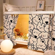 【MULTI-COLOR SELECTION】 Bed Curtain Student Private Bunk Dormitory Mosquito Protection Blackout Tent