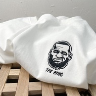 Lebron James James Avatar Embroidered Top Embroidered T-Shirt Male T-Shirt Female Couple T-Shirt Cus