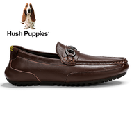 Hush Puppiesรองเท้าผู้ชาย รุ่น Zane HP 8HDFB2312A - สีดำ รองเท้าหนังแท้ รองเท้าทางการ รองเท้าแบบสวม Men’s Loafers shoes -BROWN