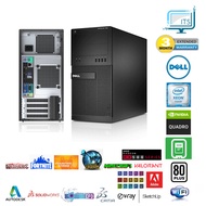 Dell XE.2 MT Xeon E3-1245 v3, 3.80GHz, 8-Threads | 16G RAM | Quadro K2200 4G-D5 | 256G SSD + 500G HDD | 365W, 80+ PSU