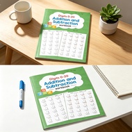 32 Page Reusable Magics Practice Math Notebook Set Complete Early Math-Foundation For Kids Children