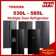 TOSHIBA (623L/620L/530L) Side By Side Fridge Refrigerator GR-RS682WE GR-RS780WI GR-RS696WI GR-RS600W