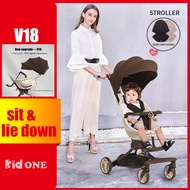 KIDONE  [COD])  NEW Senior Stroller For Toddler Travel Stroller For Baby Girl Boys Lightweight  Sit 