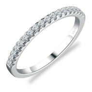 HOMIGIFTY 2ct Moissanite Rings for Women,S925 Sterling Silver Ring, Moissanite Engagement Rings for 