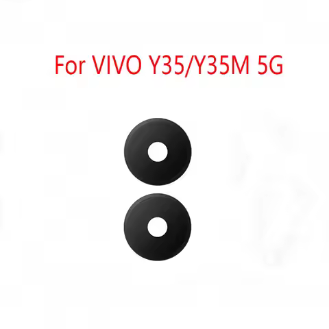 1set/lot Rear Back Camera Lens For VIVO Y35 Y35M Y35M+ Y35+ Y36 Back Rear Camera Glass Cover With Ad