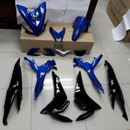 Coverset Honda Dash 110 V3 Fuel Injection Fi repsol biru merah & hitam