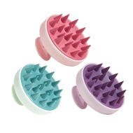 [COD] 3 Colors Massage Shampoo Brush Hair Scalp Massager Manual Head Scalp Massage Soft Brush Hair G