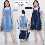 Overalls Skirt AY-75 jeans Material LD90-100CM Length 90CM