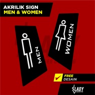 Acrylic Sign Board Acrylic Sign Men Women