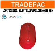 LOGITECH M331 SILENT PLUS WIRELESS MOUSE RED