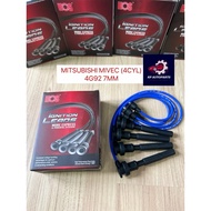 HOS - CAR PLUG WIRE SET / PLUG CABLE SILICONE - MITSUBISHI MIVEC (4CYL) 4G92 7MM