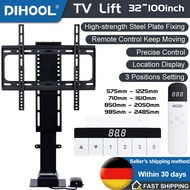 Motorized TV Lift for 32 ~100" TVs,Height Adjustable TV Stand and Wall Mount Remote Control and Memo