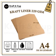 Kraft Paper A4 Liner 200 gsm Contents 50 Sheets / Kraft Paper Liner A4 200 gsm