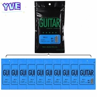 YVE 10PCS Single String Replacement, Carbon Steel Silver Electric Guitar String, Durable RX-2 Model 
