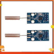 2Pcs CC1101 Wireless Module 433MHz Distance Transmission Board Wireless Transceiver Module