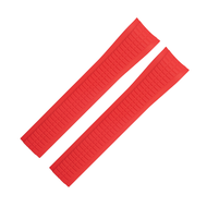 ใช้ได้กับสายนาฬิกา Patek Philippe Fluororubber สีเกรน Aquanaut 5164 5167 คลิปผีเสื้อพับได้ PP ชาย