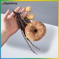 Mypink Cute Doughnut Pendant, Keychain, Plush Doughnut, Claw Machine Doll, Plush Bag Pendant MY