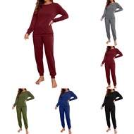 Nighties For Women Sleep Wear Womens Pajama Set Long Sleeve Sleepwear Nightwear Soft Sets With Pockets