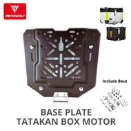 MOTOWOLF MOTORCYCLE BOX BASEPLATE BOX BASE PLATE MOTORCYCLE BOX