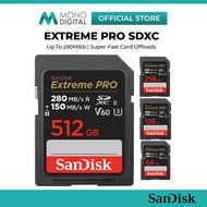SANDISK EXTREME PRO SDXC UHS-II SD CARD 64GB / 128GB / 256GB / 512GB WITH UP TO 280MB/S | SUPER RELI