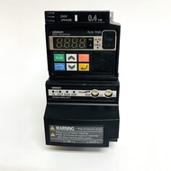 (Used) Omron 3G3MX2-AB004-E (0.4kW/Input: 1PH 200-240VAC) VFD Inverter AC Drive + 3G3AX-MX2-ECT Ethe