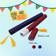 SKROL SIJIL / CERTIFICATE SCROLL / CERTIFICATE HOLDER FOR GRADUATION (TALI) TAIL/ cylinder scroll ce