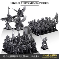 [DND] Fantasy War Chess Knight Country GALLIA Collection Two Pegasus Knight Old World Resin Board Ga