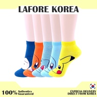 K-Socks Pokemon Anime Character Socks - Cotton, Ankle High, Available in Five Colours (Fits 15cm to 
