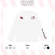 [New Arrival] Longtee Women's T-shirt with long sleeves, premium 2-way cotton, round neck HOU boutiq