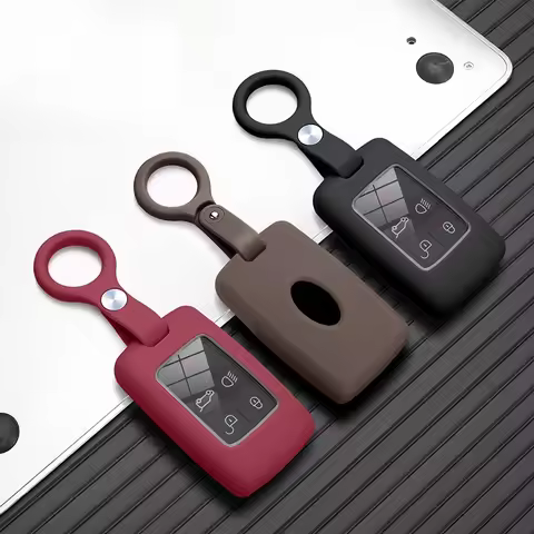 For Range Rover L405 L494 L560 L551Land Rover Discovery L462 L550 L663 Liquid Silicone Car Key Holde