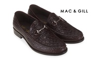 MAC&GILL Horsebit Leather Loafer รองเท้าผู้ชายแบบทำงาน รองเท้าผู้ชายหนังแท้ รองเท้าผู้ชาย หนังแท้โลฟ