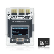 Bitfunx PSxMemCard Gen2 Store บันทึกเกมสําหรับ PS1 และ PS2 เกมสําหรับ PlayStation 1 PS one Playstati