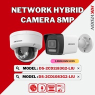 HIKVISION CCTV (World No. 1) IP 8MP Smart Hybrid Network Camera DS-2CD1083G2-LIU/DS-2CD1183G2-LIU