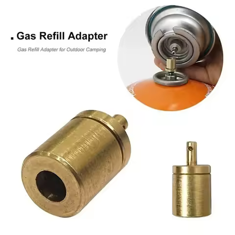 1-8pcs Portable Gas Refill Adapter Outdoor Camping Gas Stove Cylinder Gas Burner Accessories Hiking 
