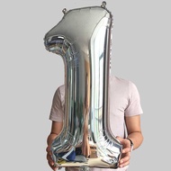 107cm Large Number Balloon Aluminum Film Balloon Aluminum Foil Balloon Party Decoration Decoration S