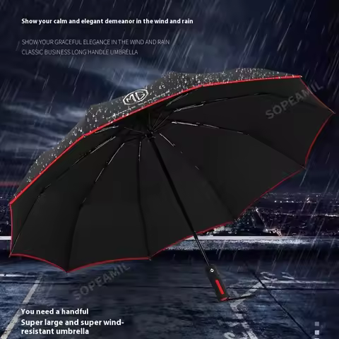 Car Automatic Folding Windproof UV Sun Protection Sunshade Umbrella For MG ZS HS ES5 S5 MG4 EV Elect