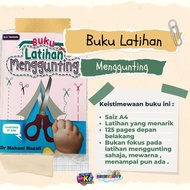 Buku Latihan MENGGUNTING kanak-kanak / Latihan motorskill/ prasekolah tadika