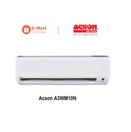 Acson New 1.0HP, 1.5HP, 2.0HP, 2.5HP S-Series Non-Inverter Eco Cool (A3WM10N) Aircond Airconditioner