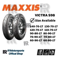 [Maxxis] Victra S98 F1 Tubeless Tyre Tayar60/80 70/90 70/80 80/90 90/80 110/70 120/70 130/70 140/70 Y15ZR LC135