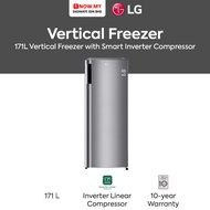LG 171L Inverter Vertical Freezer GN-304SLBT Sleek Design Peti Sejuk Sabah 冰箱