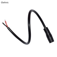 Oathnic 30cm DC7 9mmx0 9mm Power Supply Cable 7909 Female Connector to Bare End 16AWG for Solar Cell