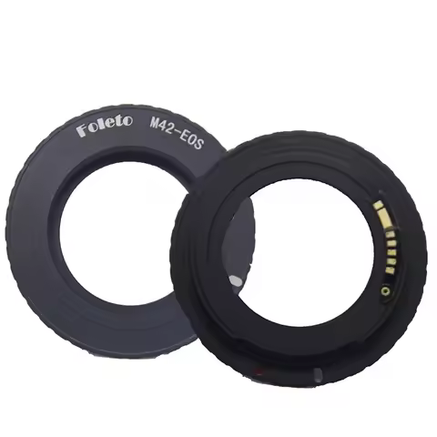 Foleto Electronic AF Confirm M42 Mount Lens Adapter for Canon EOS 5D 7D 60D 50D 40D 500D 550D 600D R
