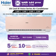 [SAVE4.0 NUR] Haier 1.0HP 1.5HP 2.0HP 2.5HP Inverter Air Conditioner UV Cool AI Voice Series R32 Wal