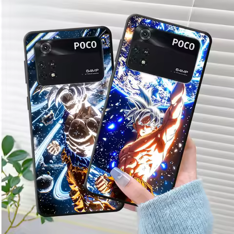 Dragon Ball Z Universe Goku Black Soft Phone Cover Case for Xiaomi Poco F1 M5 X3 X4 X5 X7 Pro C71 F3