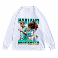 Football Ellen Harland Erling Haaland American Printed Cotton Long-Sleeved T-Shirt