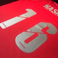 Number Jersy Arsenal - Reflects