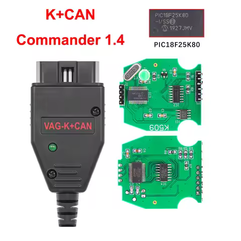 VAG K CAN Commander 1.4 FTDI PIC18F25K80 K+CAN OBD 2 OBD2 Auto Car Diagnostic Tools Interface COM K-