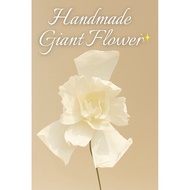 Abstract flower crepe paper flower giant flower abstract