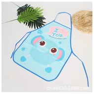 TOMUMUDA Celemek Masak Melukis Anak Kids Cooking Apron - Celemek Anak Plastik Tahan Air - Apron Anak